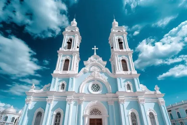 Fachada del Centro Cultural Santo Domingo de Guzmán en Oaxaca