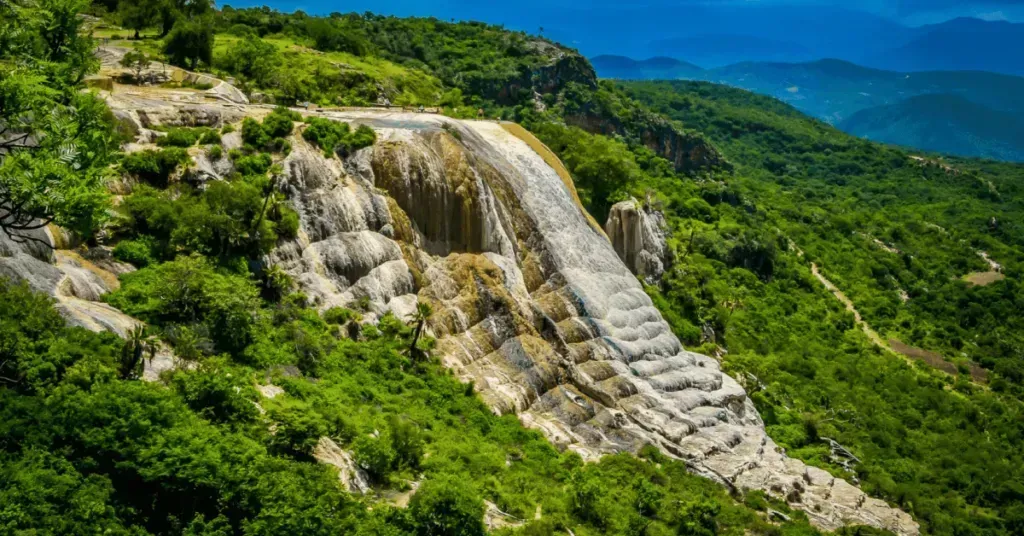 "Hierve el Agua" Natural reserve in Mexico