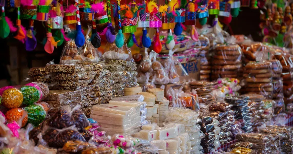 Pan dulce tradicional en una panadería oaxaqueña